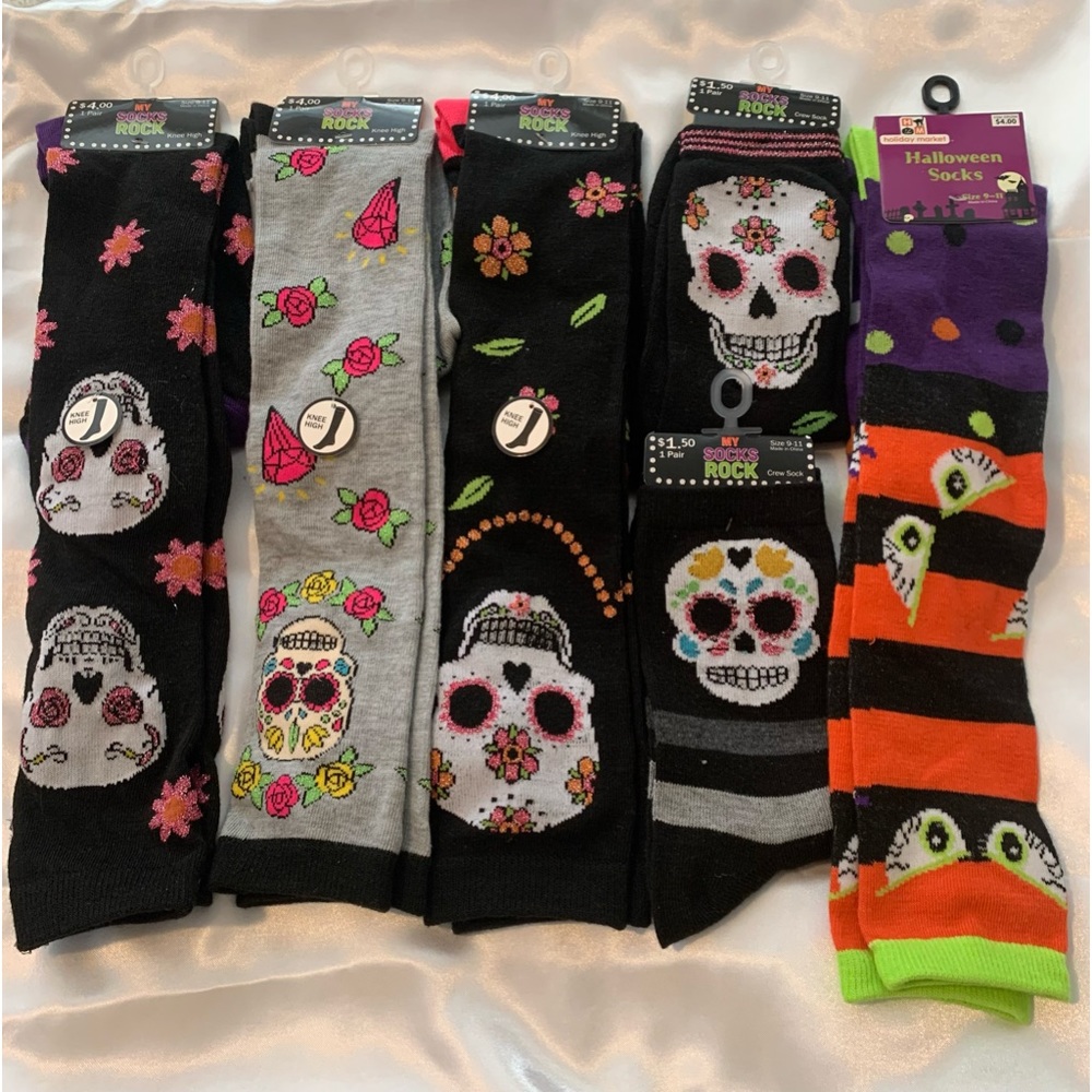 Assorted Halloween Socks NWT